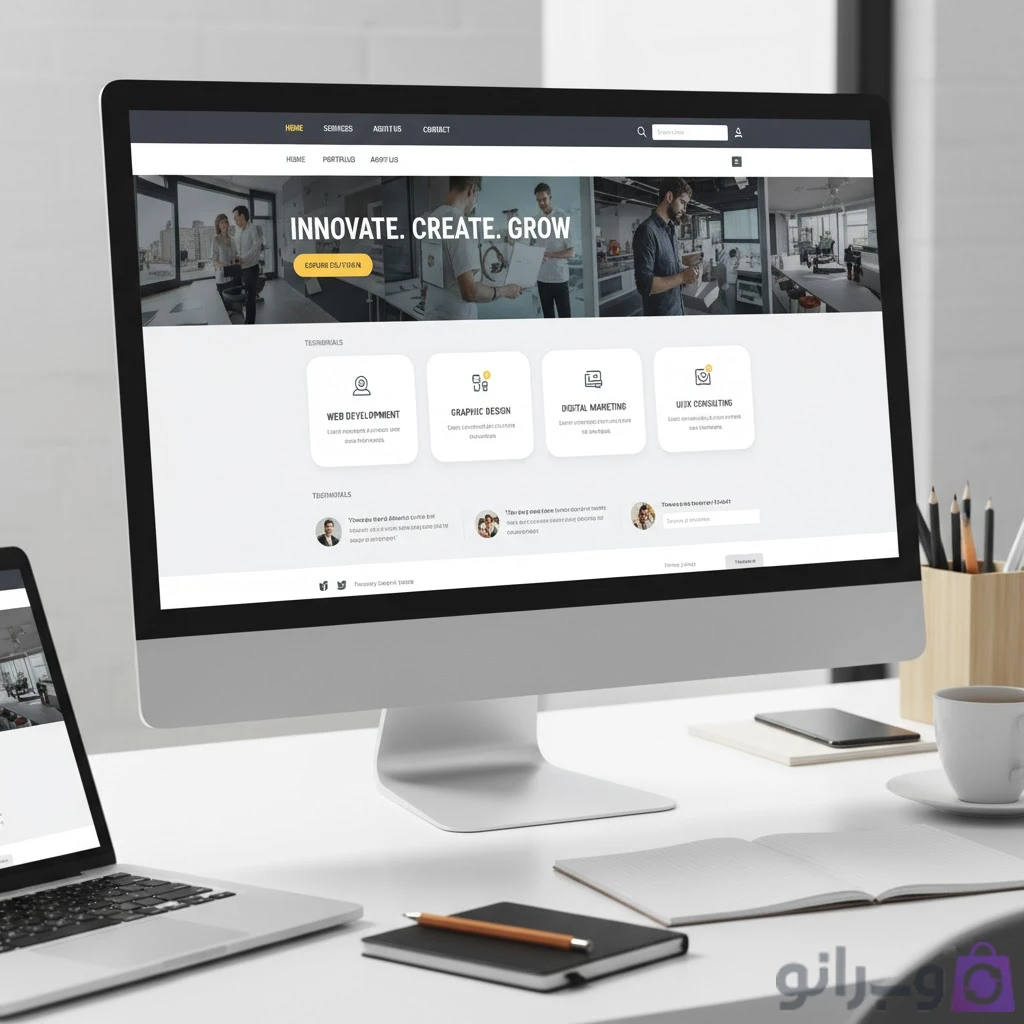 آموزش طراحی صفحه اصلی (Homepage) برای فروشگاه‌های اینترنتی